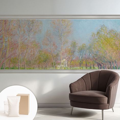 Carta Da Parati Non Tessuto - Decorazione Da Muro - Traspirante - Con Motivo - Per Camera Da Letto Cucina Parco primaverile 250x104 cm (1/5)