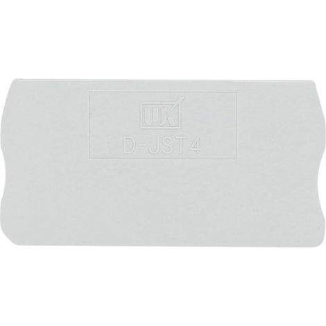TRU COMPONENTS TC-11592388 Endhalter Passend für (Details): TC-JPT4, TC-JPT4-PE Grau 1 St. (1/2)