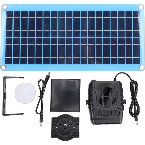 Solar Heating Panel 30W Portable Solar Power Heating Mat with USB DC Ports for Chicken Coop, Pet Shop, Greenhouse Drying, Overheating Protection (1/5)