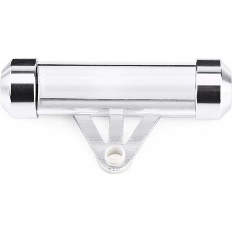 Ahlsen Soporte cilíndrico universal para tubo de disco seguro para impuestos de motocicleta, resistente al agua (plateado), 96g (1/2)