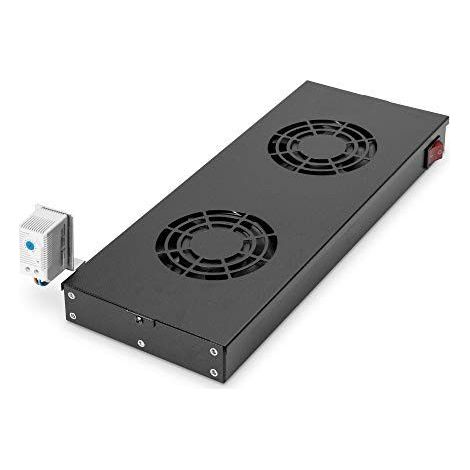 Digitus 19" 2-er Einschublüfter schwarz