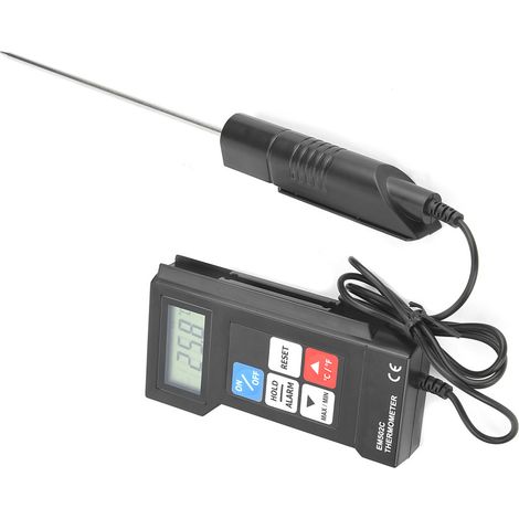 EM502C Professionelles digitales Lebensmittelthermometer mit Sonde (1/5)