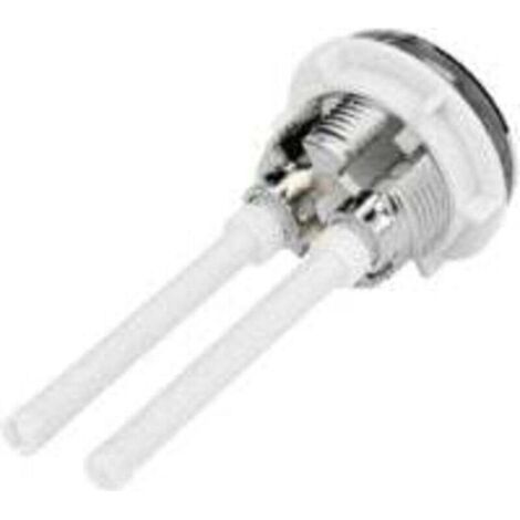 High-quality dual flush button for the toilet cistern, made of plastic, with 2 mounting pins for a 38 mm bore.--DTEKGAZ (1/4)