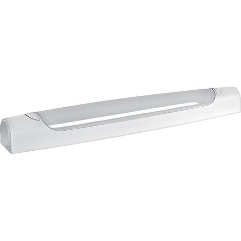 réglette à led - aric maud asymétrique - 8w - ip21 - avec interrupteur et prise - aric 53026