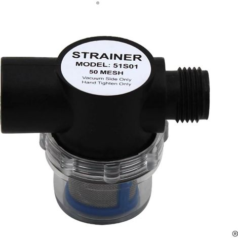 Inline-Siebfilter für Wasserpumpen (MN:51S01) - 1/2" NPSM Einlass/Auslass - Wohnmobil-Ersatzteil - Kompatibel mit Shurflo- und WFCO-Pumpen (1er-Pack) (1/5)