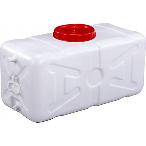Réservoir d'eau en plastique blanc de haute qualité de 25 à 200 litres pour un usage domestique, portable et adapté à l'eau potable