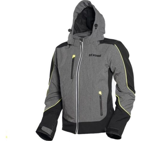 Blouson pour moto route Nexone Soft Shell taille L gris