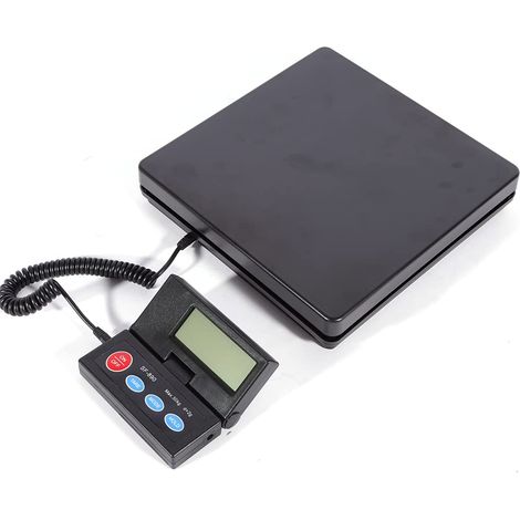 Balance numérique professionnelle 50kg – précision 1g – écran LCD – pour colis et cuisine – pesage précis – Noir