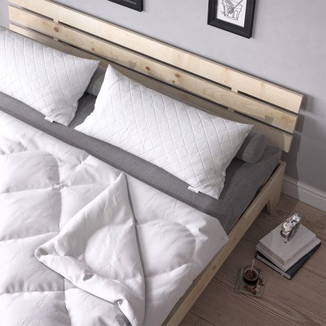 Cuscino per la testa , Bianco, 40 x 80 cm Set di 2, Vitalispa
