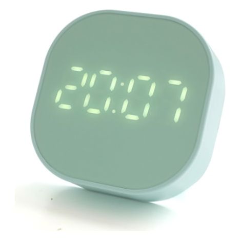 Minuteur de cuisine Kronolarm avec double affichage de température, horloge magnétique 1W, teinte menthe (1/5)