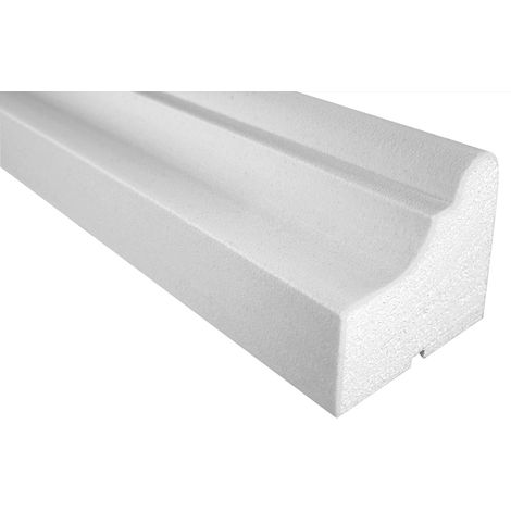 Fassade Stuck EPS PU wetterfest 140x155mm DC107: 2 Meter / 1 Leiste