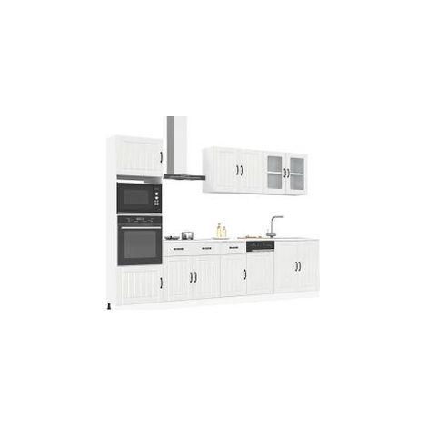 Ensemble d'armoires de cuisine 7 pcs Kalmar bois d'ingénierie (1/5)