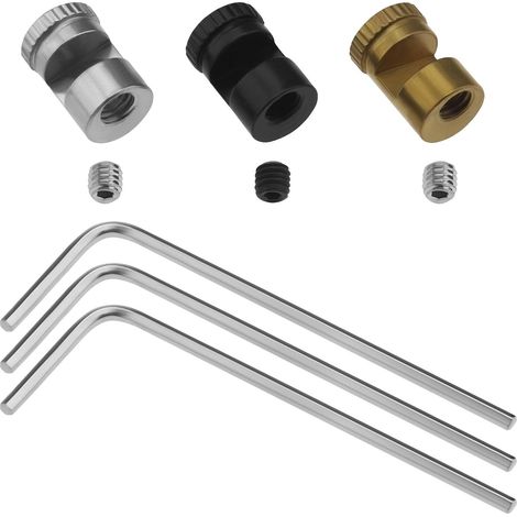 3 set Goujon de Pouce Pièces de Rechange Compatible avec 110 Punaises Boutons Universels avec Clé Hexagonale de 2.5mm à 3mm (1/5)