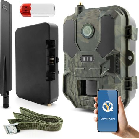 Cámara forestal Suntek HC960 Ultra 4K 4G LTE, batería, aplicación. (1/5)
