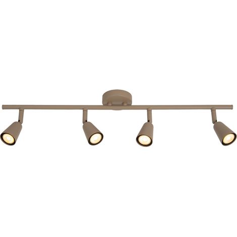 Projecteur de plafond Tiana Taupe 4 clairs - 65901/04/41 (1/2)