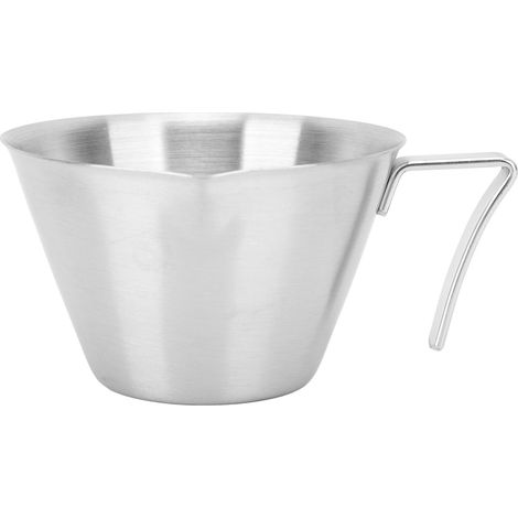 100 ml Messbecher aus Edelstahl 304, ideal für Cafés, Zuhause, Büro und Hotel, rostbeständig und tragbar.