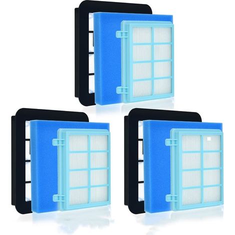 Waschbarer Schaumstoff-Staubsaugerfilter-Satz für Philips Power Pro Compact FC9331/09, FC9332/09, FC8010/01, FC8010 (1/5)