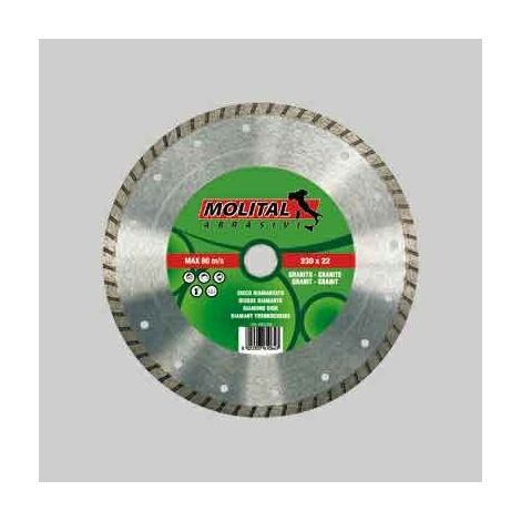 Disco diamantato granito molital diametro 230 mm