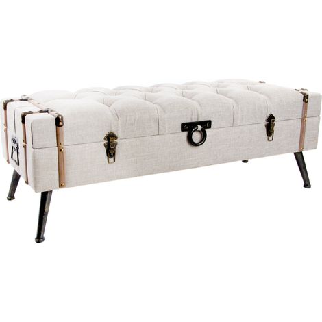 Descalzadora Lino Mdf 122X47X43 Beige MB131132 (1/4)