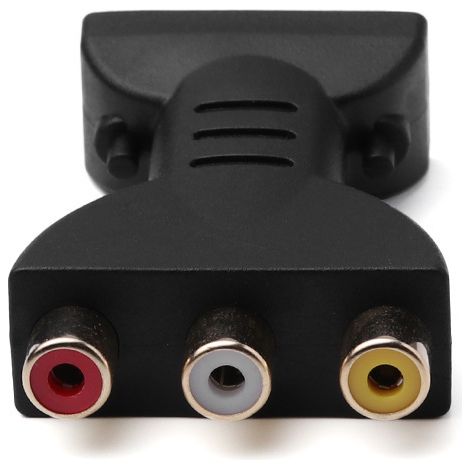 Câble adaptateur HDMI vers av 3rca HDMI vers AV rouge blanc jaune convertisseur HDMI vers AV adaptateur HD (1/4)