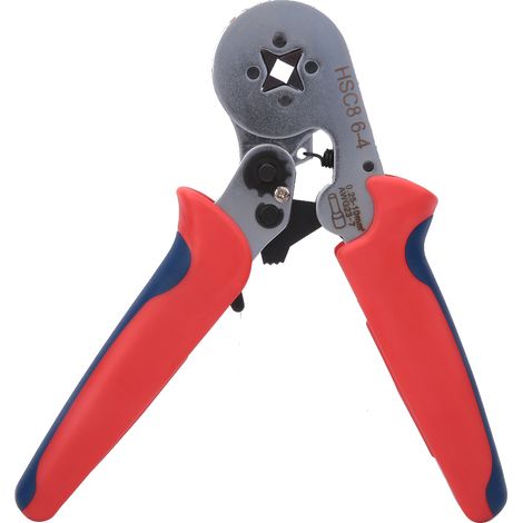 Pince à sertir + 1200 cosses auto-ajustables pour câbles et fils - Outil manuel HSC8 6-4B HSC8 6-4B+1200PCS (cuivre) (1/5)