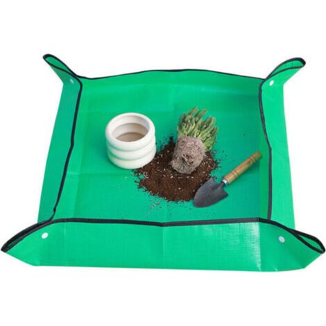 Potting Mat for Indoor Plants, Waterproof and Portable, Polyethylene, Eco-Friendly, 33 x 33 cm (1/3)
