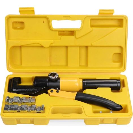 Hydraulic Crimping Tool, Hydraulic Crimping Manual, 10 Tons, 4-70 mm²