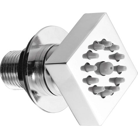 Tête de douche latérale hydromassage Damast 12289  Chromé