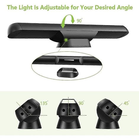 Barre lumineuse tactile à intensité variable, lampe de lecture murale adhésive pour lit superposé, lampe magnétique à intensité variable sous meuble (1/5)