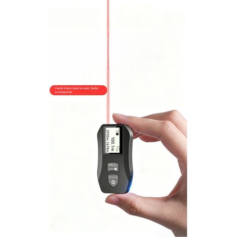 Télémètre Laser de Poche, Petit et Léger pour Bricolage et Maison (1/5)