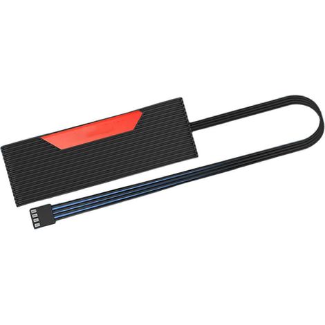 Contrôleur de ventilateurs PC à 5 ports et 4 broches pour la synchronisation et la stabilisation du signal de plusieurs ventilateurs, Noir (Noir) (1/5)