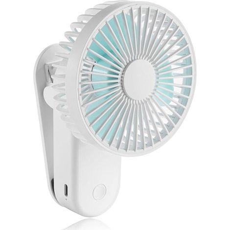 USB Tischventilator leise Mini Ventilator für Schreibtisch mit 3 Geschwindigkeitsstufen für Home Office, Schlafzimmer & Tisch PC (1/5)