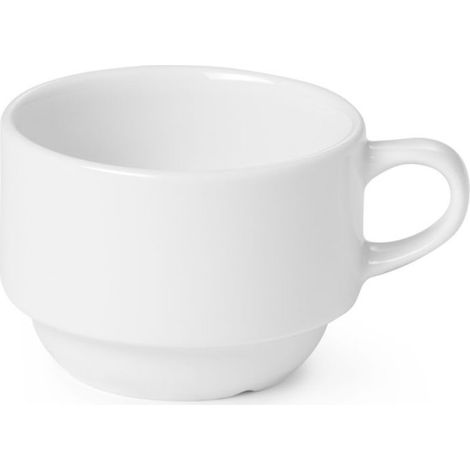 Tasse à café porcelaine classique 0,17L Ø 80 mm - Lot de 12 - Hendi