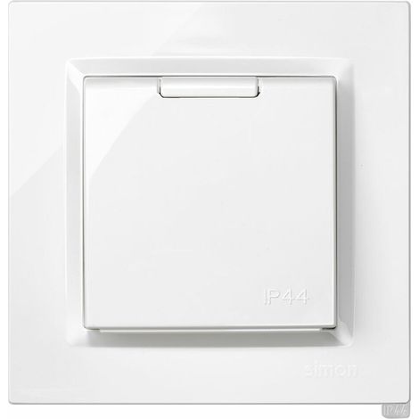 BASE DA INCASSO BIANCA IP44 - 16 A (1/2)