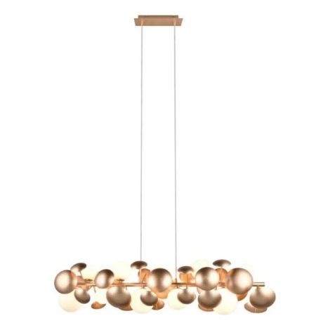 BUBBLE SOSPENSIONE METALLO COLOR ORO excl. 10x G9 · max. 10W