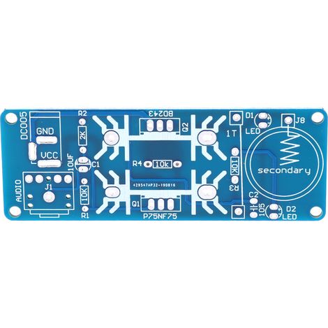 Kit de haut-parleur plasma à bobine Tesla miniature, module électronique à monter soi-même, 15-24 V CC, 15 W
