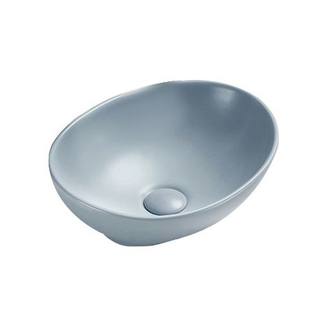 Mexen Elza lavabo de comptoir 40 x 33 cm, Gris bleu mat - 21014069 (1/2)