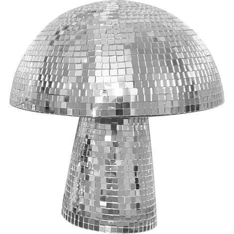 Boule Disco en Forme de Champignon, Miroir Vintage, Brique de Verre, Accessoire décoratif pour la Maison, l'art, la scène, la fête, Le DJ, éclairage, décoration de Table (1/5)