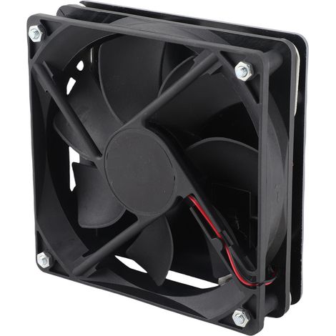 Extracteur d'air photovoltaïque intégré 3W 6V panneau silicium monocristallin pour extérieur grenier niche chien abri poulailler (1/5)