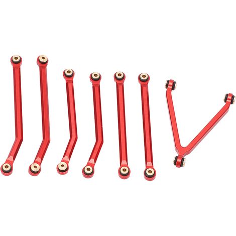 Tige de connexion en alliage d'aluminium haute résistance pour châssis RC 1/24, durable, longueur 133.7mm compatible SCX24 LWB (1/5)