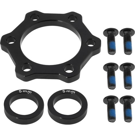 1 Jeu Adaptateur Moyeu de Vélo Frein à Disque 100-110x15mm Base de Conversion 5mm Compatible avec Boost Hub Vélo (Avant) (1/5)