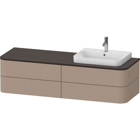 Duravit Happy D.2 Plus Konsolenwaschtischunterbau wandhängend, (1/3)