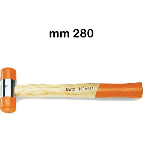 Mazzuola con Battenti Intercambiabili Art 1390 Lungh. Tot. Ø 28 mm 280 mm