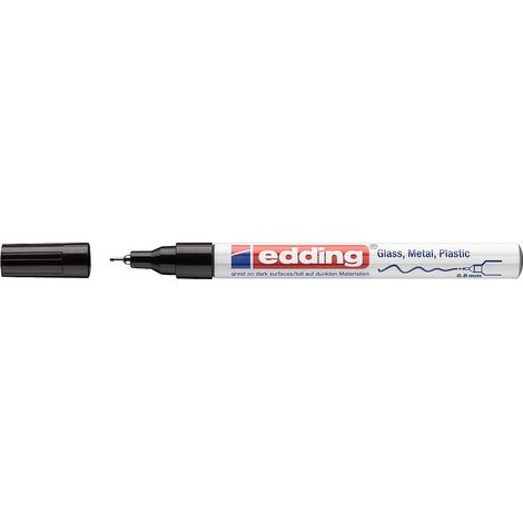 Edding 780 marqueur indélébile Pointe fine Noir 1 pièce(s)