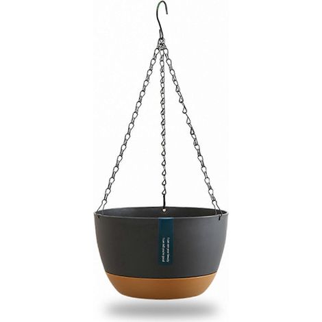 Suspension Double Chaîne Panier Planteur Balcon Maison Intérieur Pot Auto-absorbant Eau Réservoir (1/5)