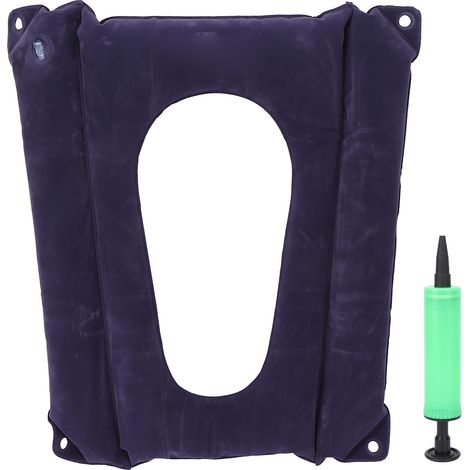 Coussin Anti-Escarre Gonflable pour Longues Assises, Lavable et Durable (1/5)