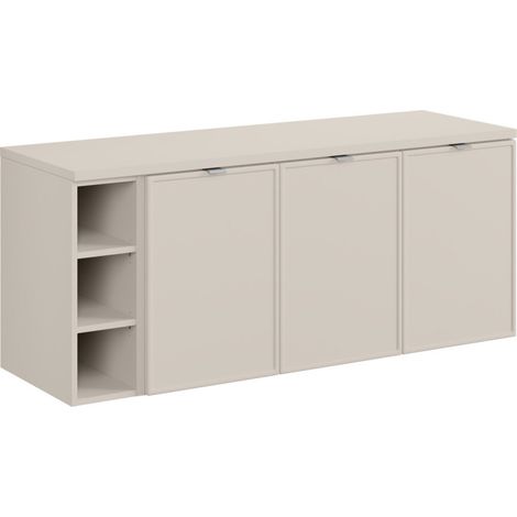 Meuble sous vasque 140 cm + 2 éléments - Sublima Cashmere - Livraison gratuite