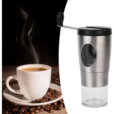 Handkurbel-Kaffeemühle, Edelstahl-Kaffeemühle, manuelle Kaffeemühle (1/5)