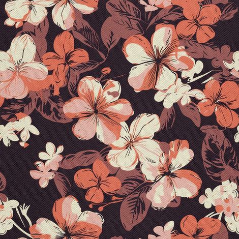 Tela decorativa para exteriores Oxford - Motivo floral I DX5204 (1/5)
