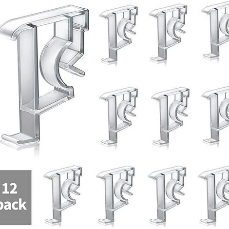 Retail 2-inch transparent decorative Venetian blind panel clip-on Venetian blind curtain decorative panel WHJ008 (20 pieces) (1/5)